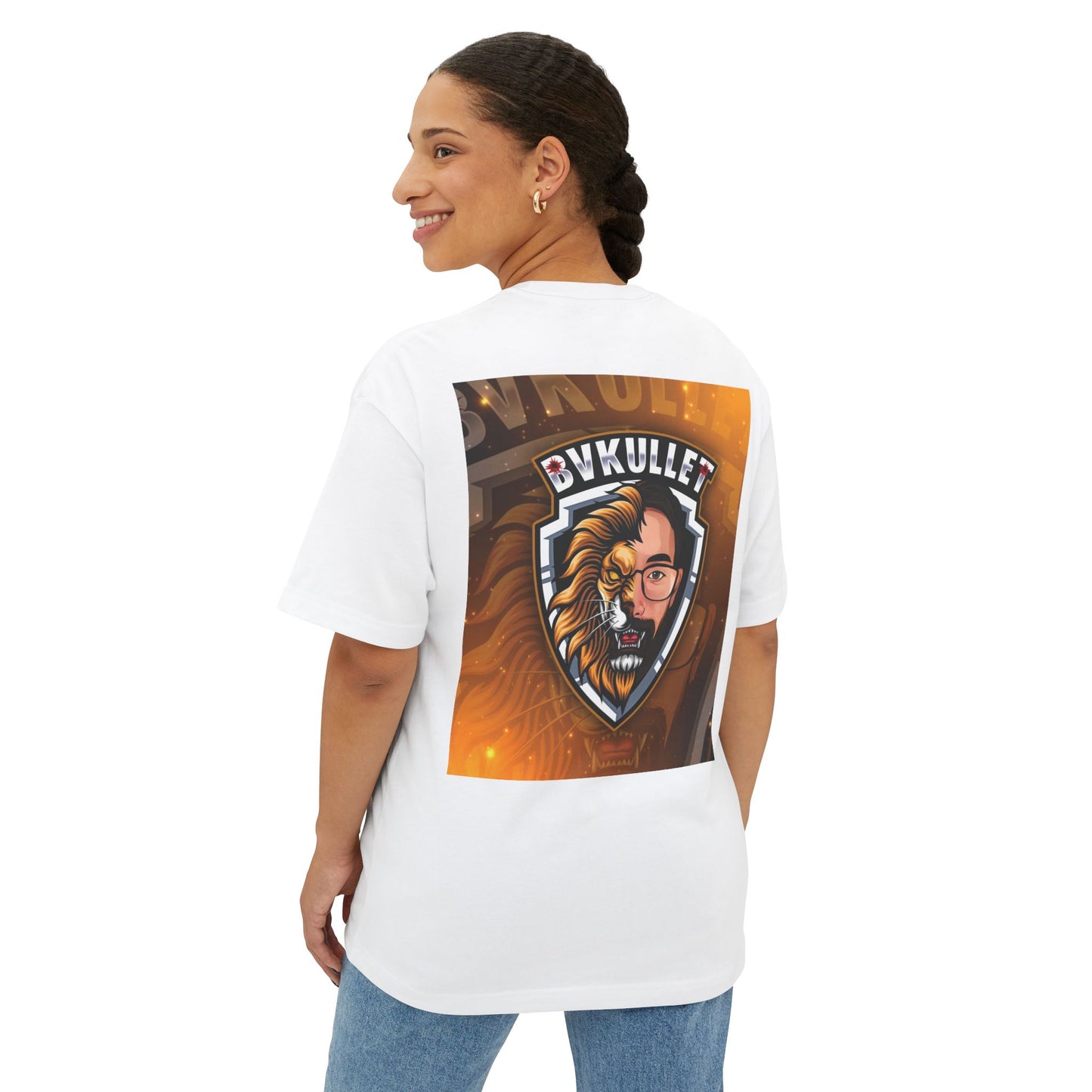 Unisex Oversized Boxy Tee with Graphic Design, Casual Streetwear, Comfortable Fit, Perfect for Everyday Wear, Gift for Friends, Unique [...]